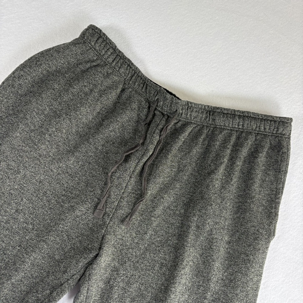 Eddie Bauer Lounge Men's Charcoal Gray Knit Pajama Pants Drawstring Size XL